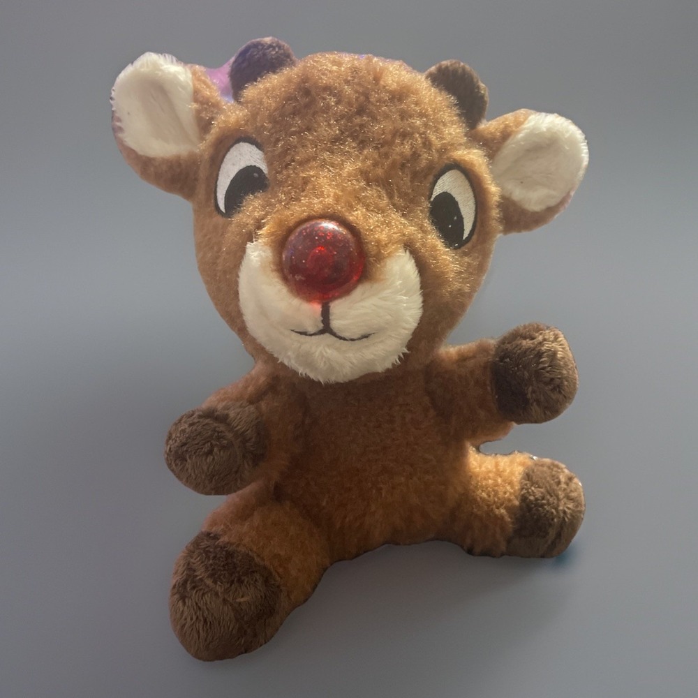VTG Rudolph The Red-Nosed Reindeer Plush Christmas Dan Dee Collectors Choice - Picture 2 of 5
